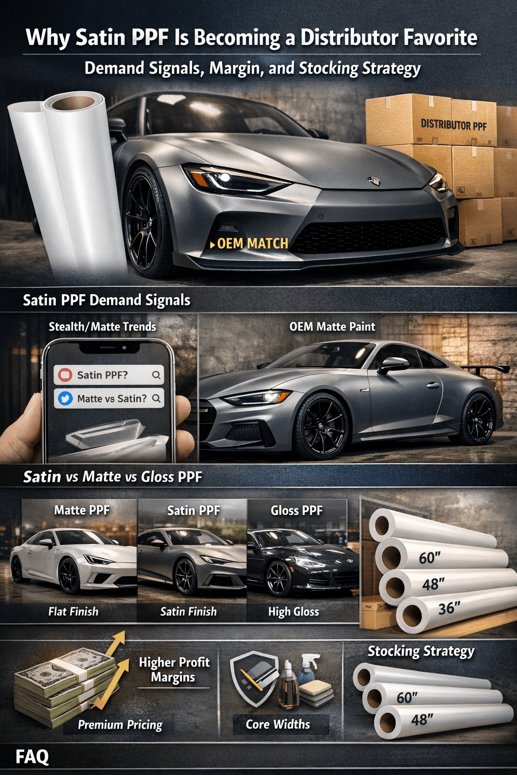 Satin PPF Guide for Distributors – Demand Signals, Margin, and Stocking Strategy